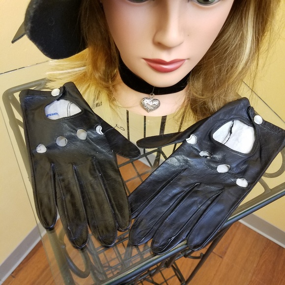 Vintage Accessories - Vintage imported Capeskin motorcycle finger gloves Vintage Accessories - Vintage imported Capeskin motorcycle finger gloves